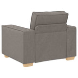 Canapé-chaise Taupe 60 cm Tissu