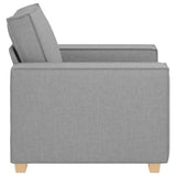 Canapé Fauteuil Gris Nuage 60 cm Tissu