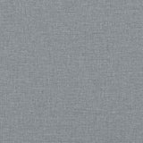 Canapé 2 places Gris clair 120 cm Tissu