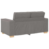 Canapé 2 places Taupe 120 cm Tissu