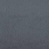 Canapé à 2 places Gris foncé 120 cm Velours