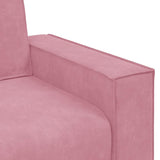 Canapé à 2 places Rose 120 cm Velours