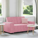 Canapé à 2 places Rose 120 cm Velours