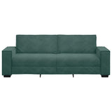 Canapé à 3 places Vert foncé 180 cm Velours