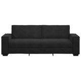 Canapé à 3 places Noir 180 cm Velours