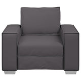 Fauteuil canapé Gris 99 x 78 x 84 cm Cuir artificiel