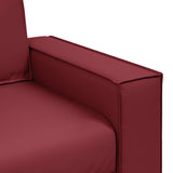 Fauteuil canapé Rouge bordeaux 99 x 78 x 84 cm Cuir artificiel