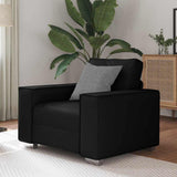 Fauteuil canapé Noir 99 x 78 x 84 cm Cuir artificiel