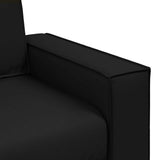 Fauteuil canapé Noir 180 x 78 x 84 cm Cuir artificiel