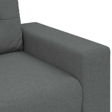 Fauteuil Gris foncé 60 cm Tissu