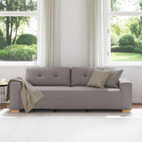 Sofa 3 places avec coussin Taupe tissu