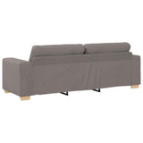 Sofa 3 places avec coussin Taupe tissu