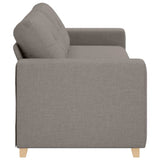 Sofa 3 places avec coussin Taupe tissu
