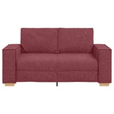 Fauteuil avec coussin Marron Faux cuir et bois