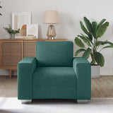 Canapé avec coussin Vert foncé 100 x 77 x 82 cm tissu