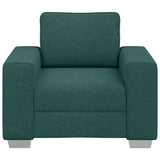 Canapé avec coussin Vert foncé 100 x 77 x 82 cm tissu