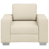 Canapé avec coussin avec oreiller Beige 100 x 77 x 82 cm Lin