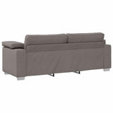 Canapé avec coussin Taupe 219 x 77 x 82 cm tissu