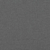 Canapé 2 places avec méridienne en L Gris foncé 125 cm Tissu