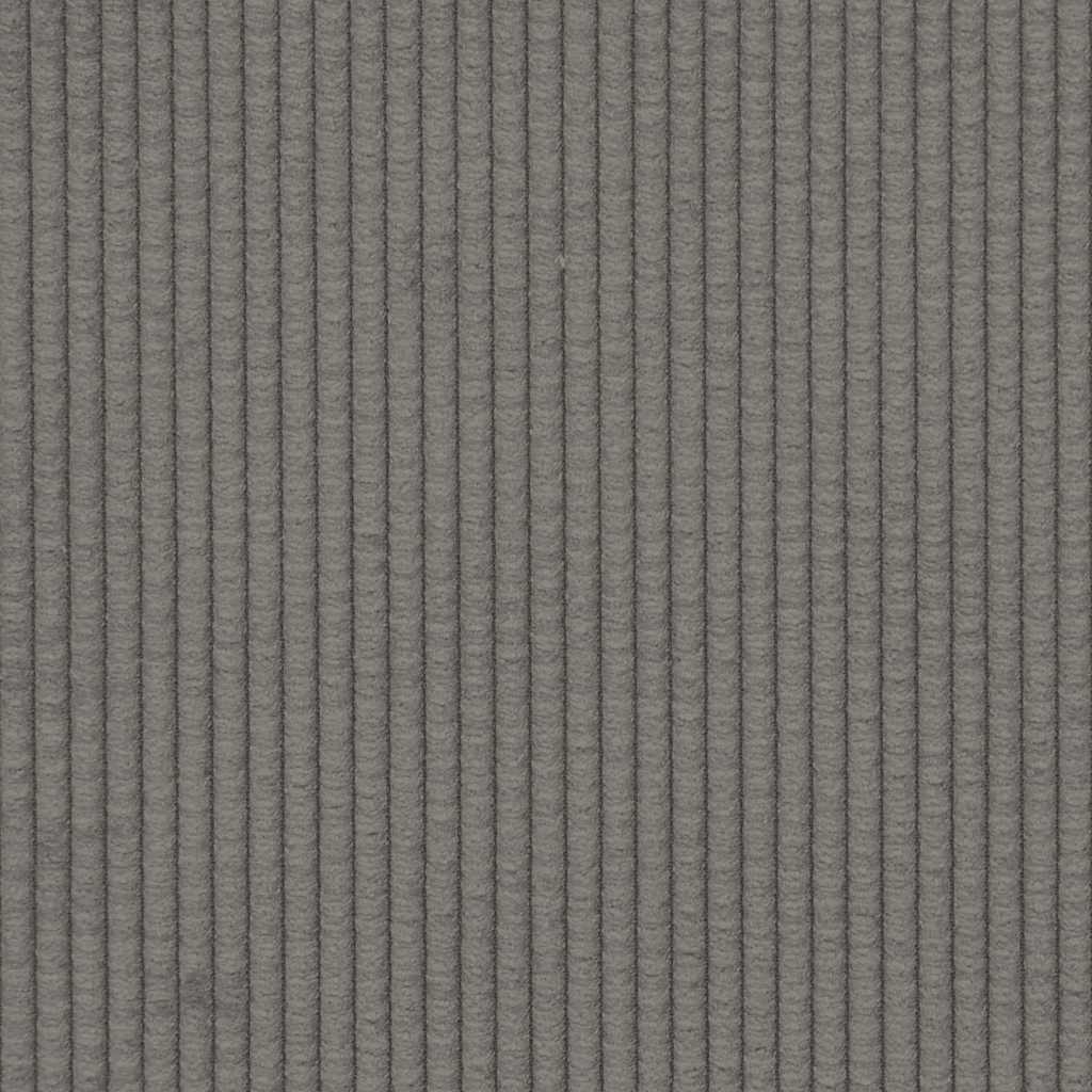 Canapé 2 places avec méridienne en L gris clair 125 cm lin