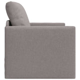 Canapé-lit avec coussin Taupe 74 x 77 x 81 cm tissu