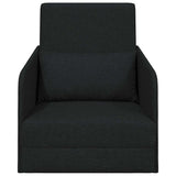 Canapé-Lit Noir 65 x 80 x 83 cm tissu