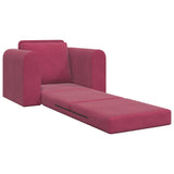 Canapé-Lit Rouge bordeaux 98 x 71 x 83 cm Velours