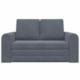 Canapé-Lit Gris foncé 148 x 71 x 83 cm Velours