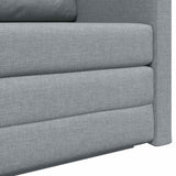 Canapé-Lit Gris clair 124 x 71 x 78 cm tissu