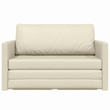 Canapé-Lit Crème 124 x 71 x 78 cm Cuir artificiel
