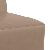 Unité de Sofa Modulaire Sans Accoudoirs Cappuccino