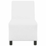 Unité de Sofa Modulaire Sans Accoudoirs Blanc 55 x 74 x 82 cm