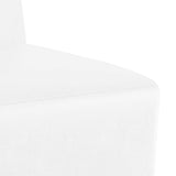 Unité de Sofa Modulaire Sans Accoudoirs Blanc 55 x 74 x 82 cm