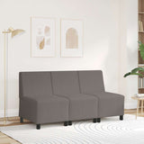 Unité de Sofa Modulaire Sans Accoudoirs Gris clair