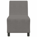 Unité de Sofa Modulaire Sans Accoudoirs Gris clair