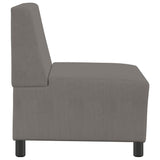 Unité de Sofa Modulaire Sans Accoudoirs Gris clair