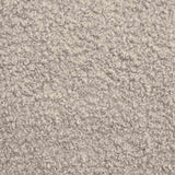 Canapé modulaire sans accoudoirs Gris clair 55 cm Tissu imitation laine bouclée