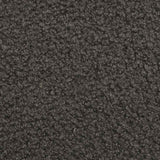 Canapé modulaire sans accoudoirs Gris foncé 55 cm Tissu bouclé aspect laine