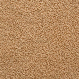 Canapé modulaire sans accoudoirs beige 55 cm Tissu imitation laine bouclée
