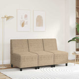 Unité de Sofa Modulaire Sans Accoudoirs Gris clair