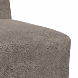 Canapé modulaire sans accoudoirs Gris foncé 55 cm Similicuir suède