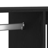 Armoire en chêne noir 80x40x110 cm Bois d'ingénierie