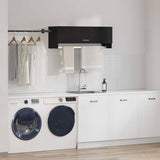 Armoire avec stockage Noir 100 x 32.5 x 35 cm Bois d'ingénierie