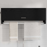 Armoire avec stockage Noir 100 x 32.5 x 35 cm Bois d'ingénierie