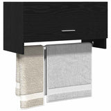 Armoire avec stockage Noir 70 x 32.5 x 35 cm Bois d'ingénierie