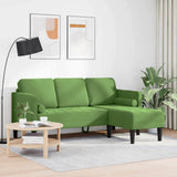 Ensemble de Canapés Vert clair 173 x 131 x 67 cm Velours
