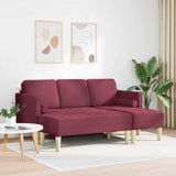 Ensemble de Canapés 2 pcs Rouge bordeaux 173 x 131 x 67 cm