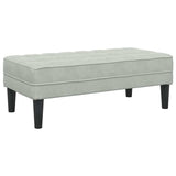 Ensemble de Canapés 2 pcs Gris clair 173 x 131 x 67 cm Velours