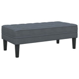 Ensemble de Canapés 2 pcs Gris foncé 173 x 131 x 67 cm Velours