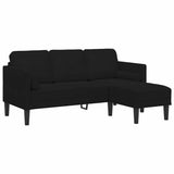 Ensemble de Canapés 2 pcs Noir 173 x 131 x 67 cm Velours